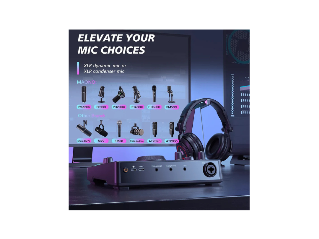 Maonocaster AMC2 NEO One-Stop Streaming Audio Mixer & Sound Card Maonocaster AMC2 NEO One-Stop Streaming Audio Mixer & Sound Card